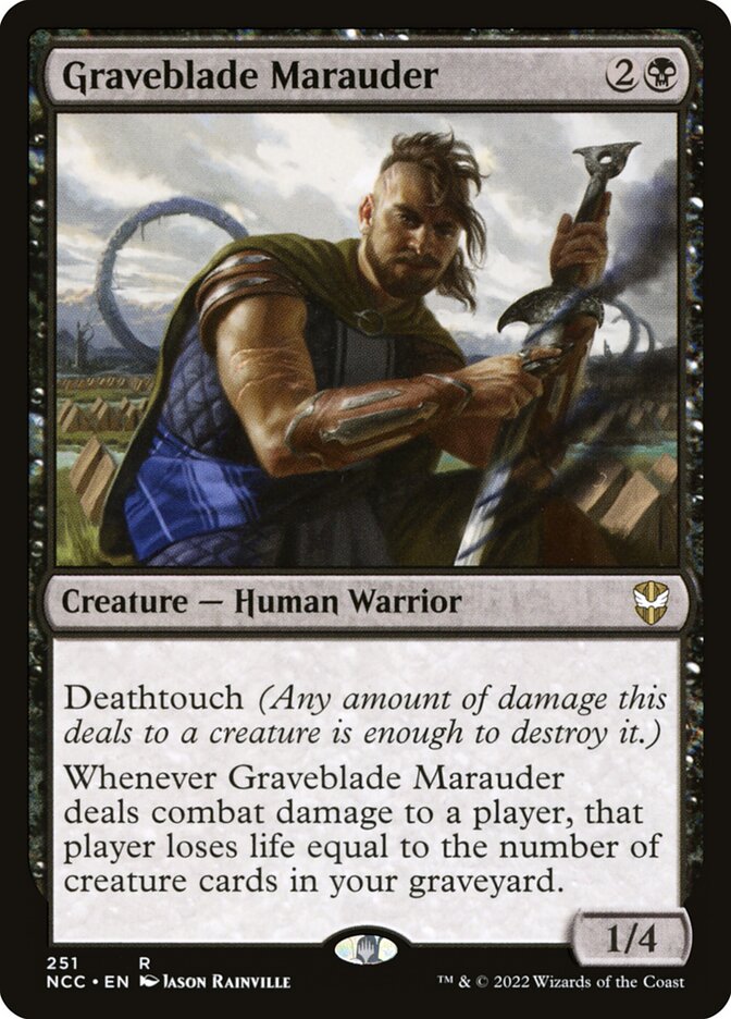 Saqueador da Lâmina Funesta / Graveblade Marauder - Magic: The Gathering - MoxLand