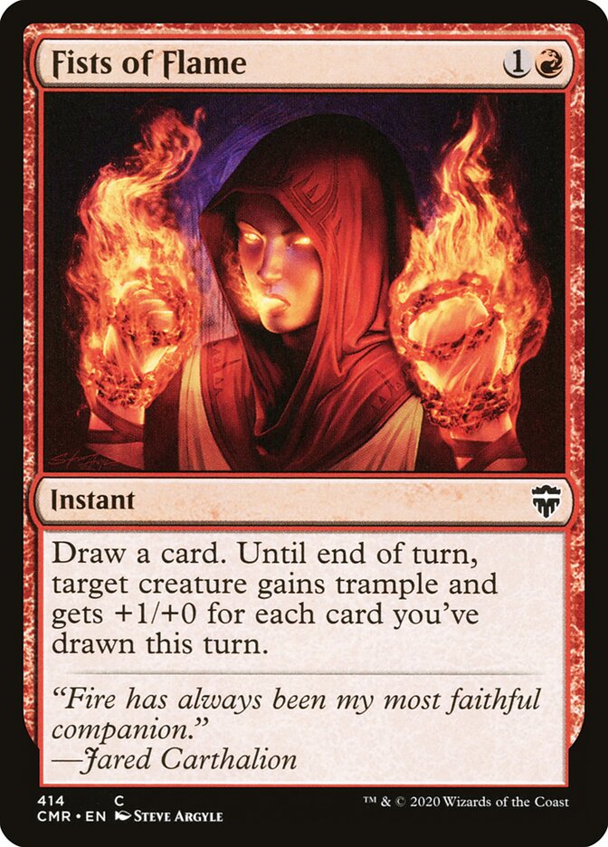 Punhos Chamejantes / Fists of Flame - Magic: The Gathering - MoxLand