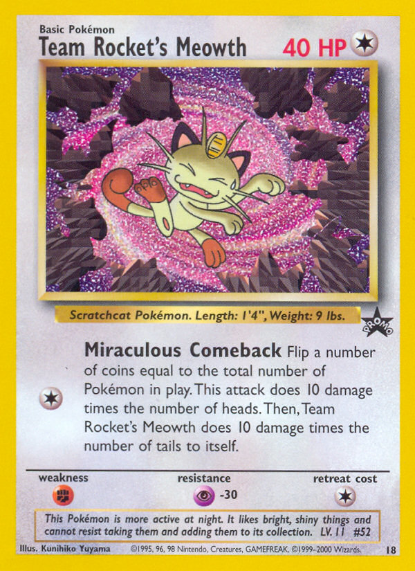 Meowth da Equipe Rocket / Team Rocket's Meowth - MoxLand - MoxLand