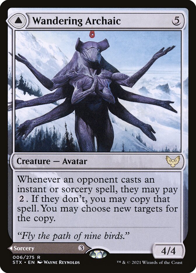 Arcaico Errante / Wandering Archaic - Magic: The Gathering - MoxLand