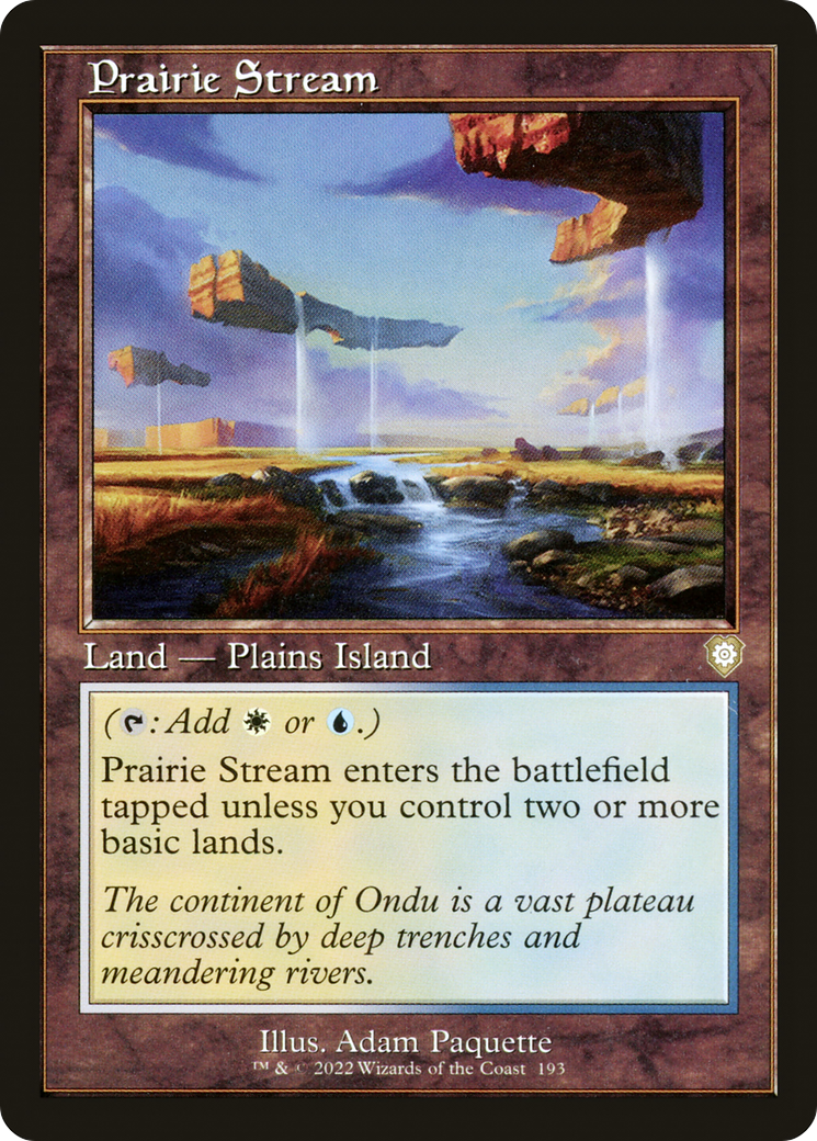 Riacho da Pradaria / Prairie Stream - Magic: The Gathering - MoxLand