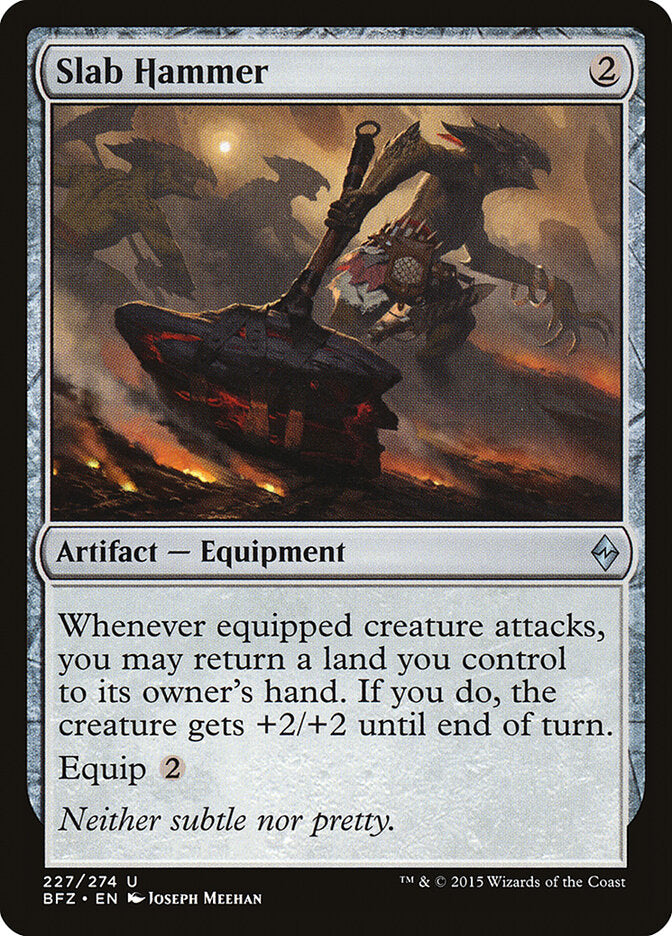 Martelo de Pedregulho / Slab Hammer - Magic: The Gathering - MoxLand