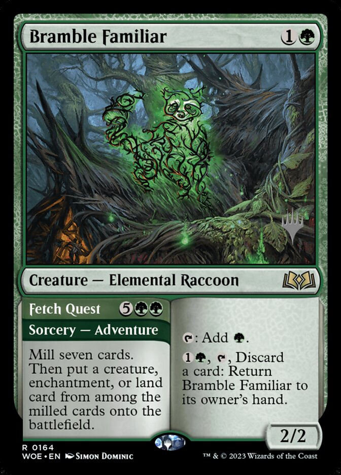 Bramble Familiar / Fetch Quest - Magic: The Gathering - MoxLand