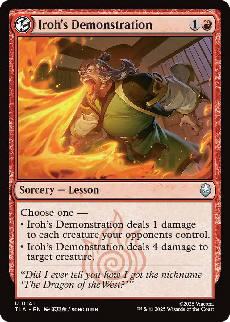 Demonstração de Iroh / Iroh's Demonstration - Magic: The Gathering - MoxLand
