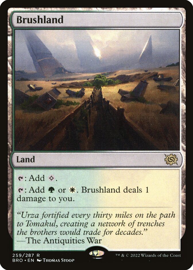 Macegal / Brushland - Magic: The Gathering - MoxLand