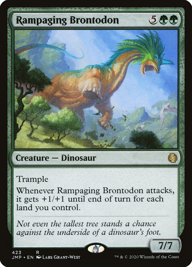 Rampaging Brontodon / Rampaging Brontodon - Magic: The Gathering - MoxLand