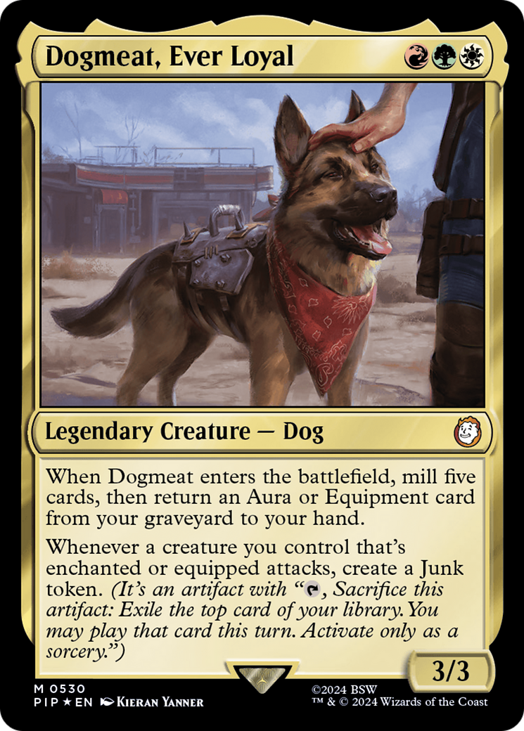 Dogmeat, Sempre Leal / Dogmeat, Ever Loyal - Magic: The Gathering - MoxLand