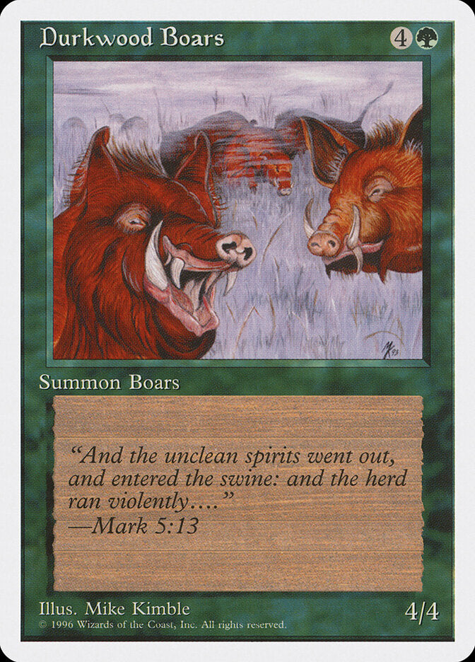 Javalis de Durkwood / Durkwood Boars - Magic: The Gathering - MoxLand
