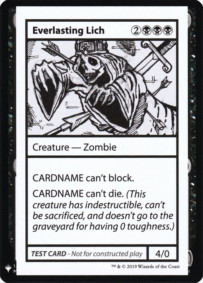 Everlasting Lich - Magic: The Gathering - MoxLand