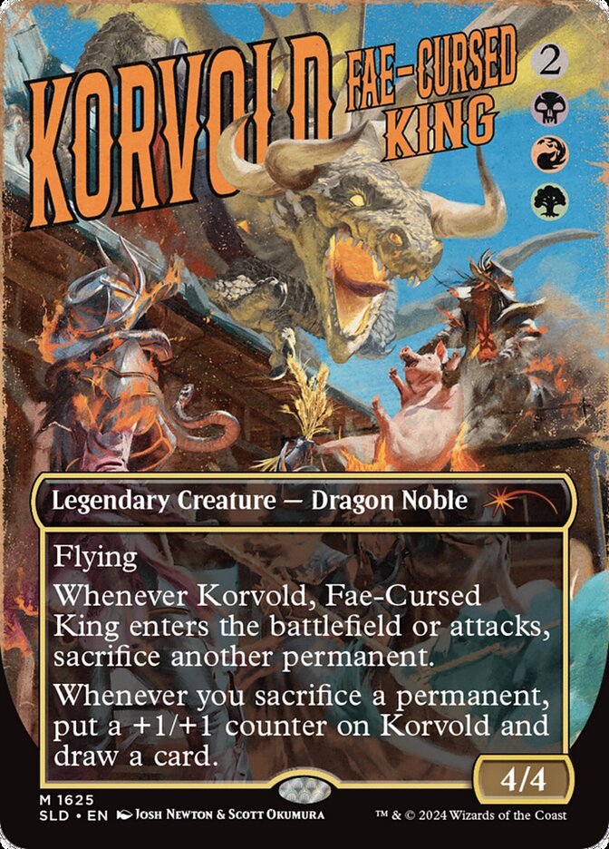 Korvold, Fae-Cursed King - Magic: The Gathering - MoxLand