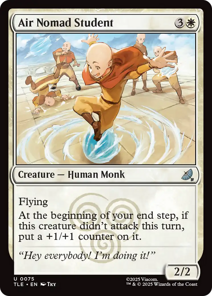 Estudante Nômade do Ar / Air Nomad Student - Magic: The Gathering - MoxLand