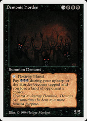 Demonic Hordes - Magic: The Gathering - MoxLand