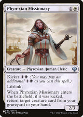 Missionária Phyrexiana / Phyrexian Missionary - Magic: The Gathering - MoxLand