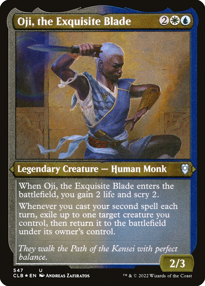 Oji, Lâmina Requintada / Oji, the Exquisite Blade - Magic: The Gathering - MoxLand