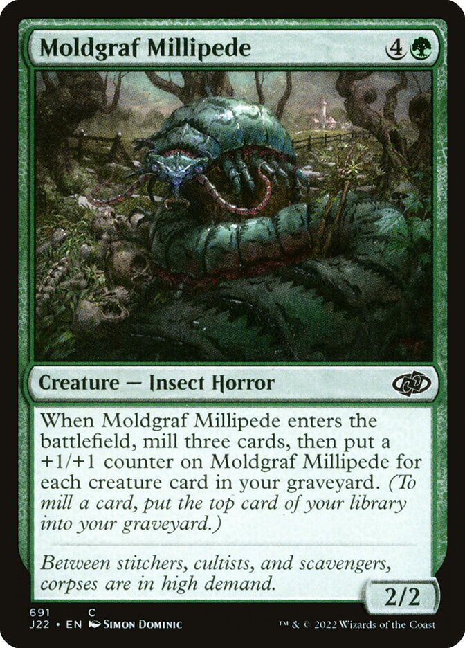 Milípede do Cemitério Bolorento / Moldgraf Millipede - Magic: The Gathering - MoxLand