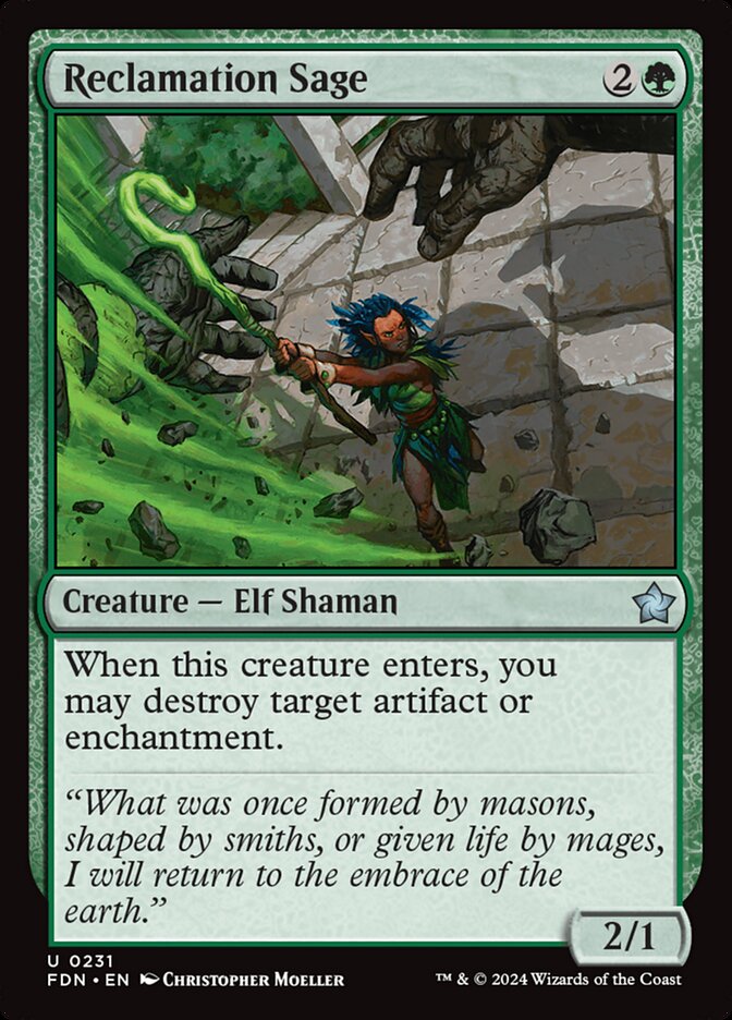 Sábia da Reivindicação / Reclamation Sage - Magic: The Gathering - MoxLand