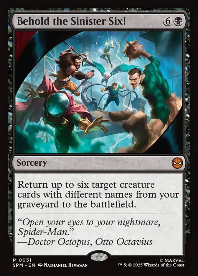 Behold the Sinister Six! - Magic: The Gathering - MoxLand