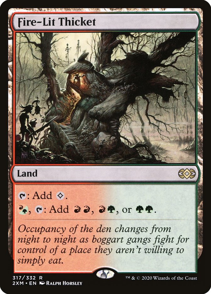 Bosque das Tochas / Fire-Lit Thicket - Magic: The Gathering - MoxLand