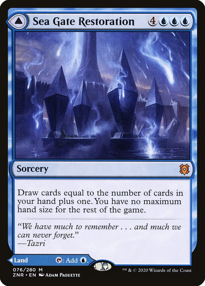 Restauração de Portão Marinho / Sea Gate Restoration - Magic: The Gathering - MoxLand