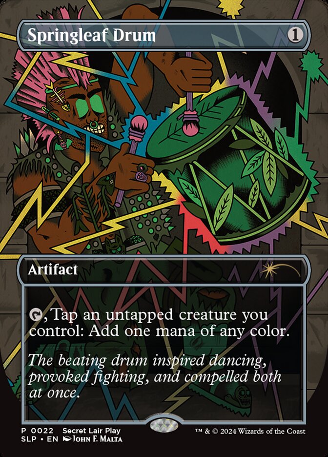 Tambor das Folhas Vernais / Springleaf Drum - Magic: The Gathering - MoxLand