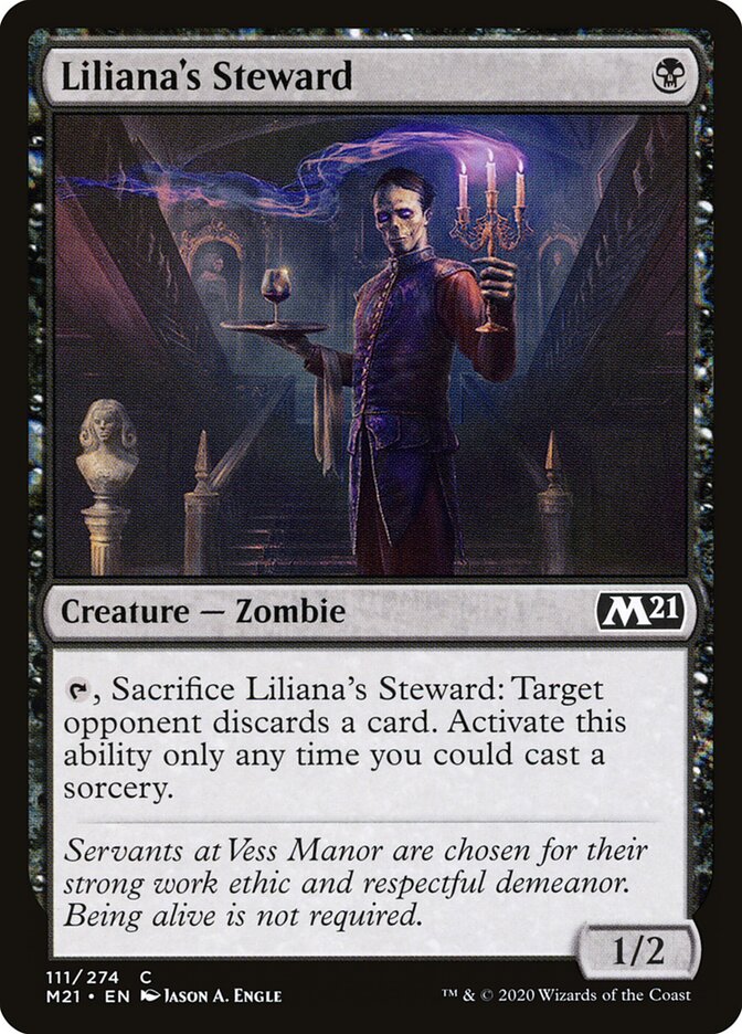 Mordomo de Liliana / Liliana's Steward - Magic: The Gathering - MoxLand