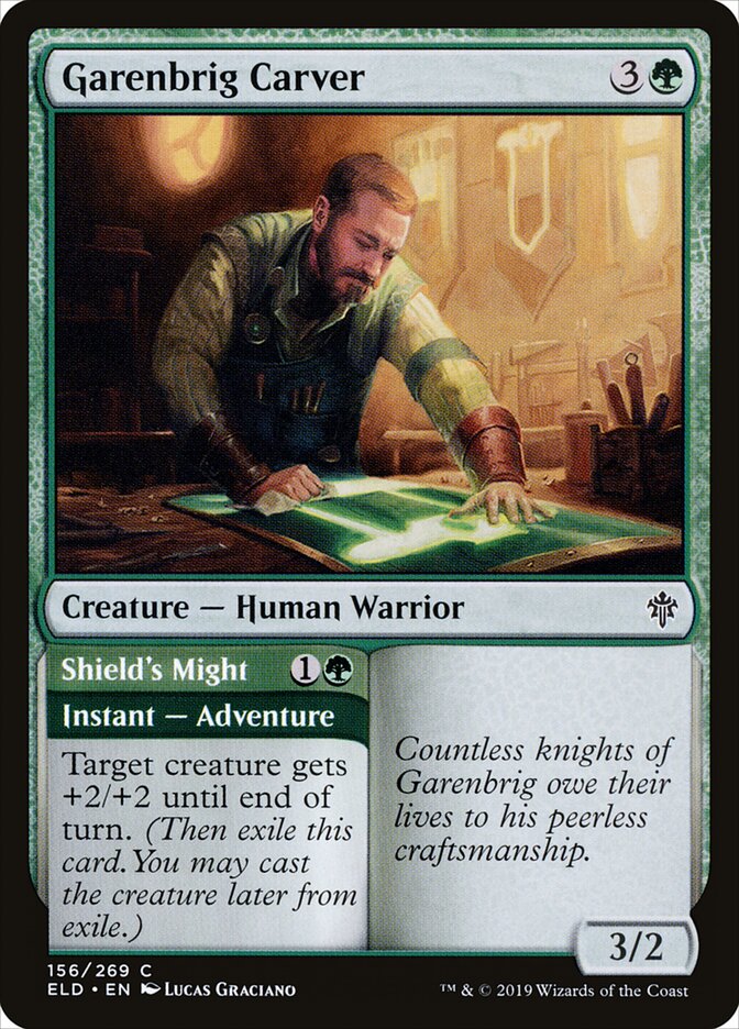 Entalhador de Pontegaren / Garenbrig Carver - Magic: The Gathering - MoxLand