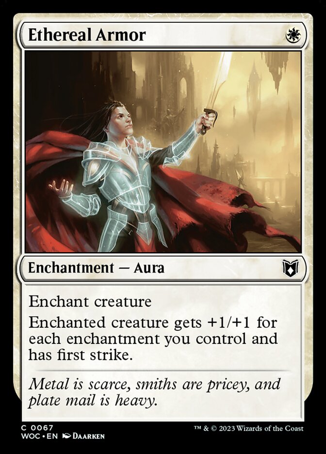 Armadura Etérea / Ethereal Armor - Magic: The Gathering - MoxLand