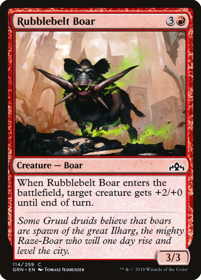 Javali da Faixa de Escombros / Rubblebelt Boar - Magic: The Gathering - MoxLand