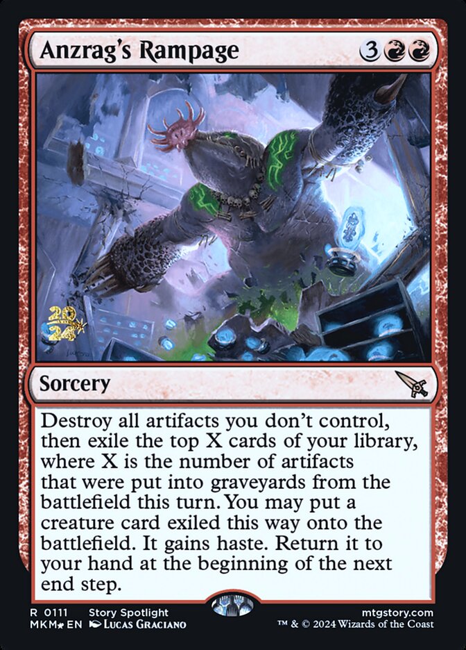 Fúria de Anzrag / Anzrag's Rampage - Magic: The Gathering - MoxLand