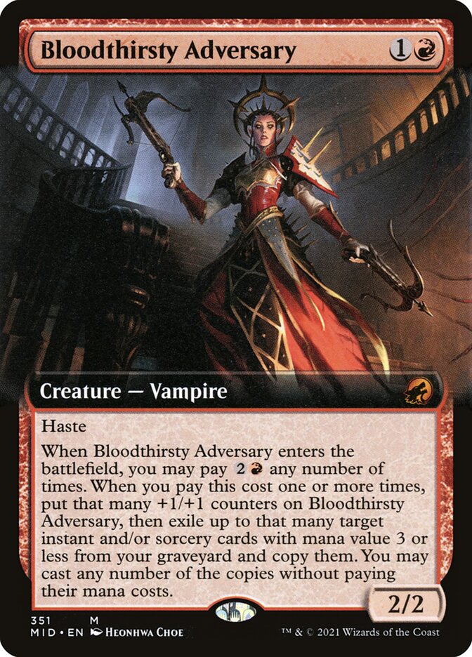 Adversária Sanguinária / Bloodthirsty Adversary - Magic: The Gathering - MoxLand