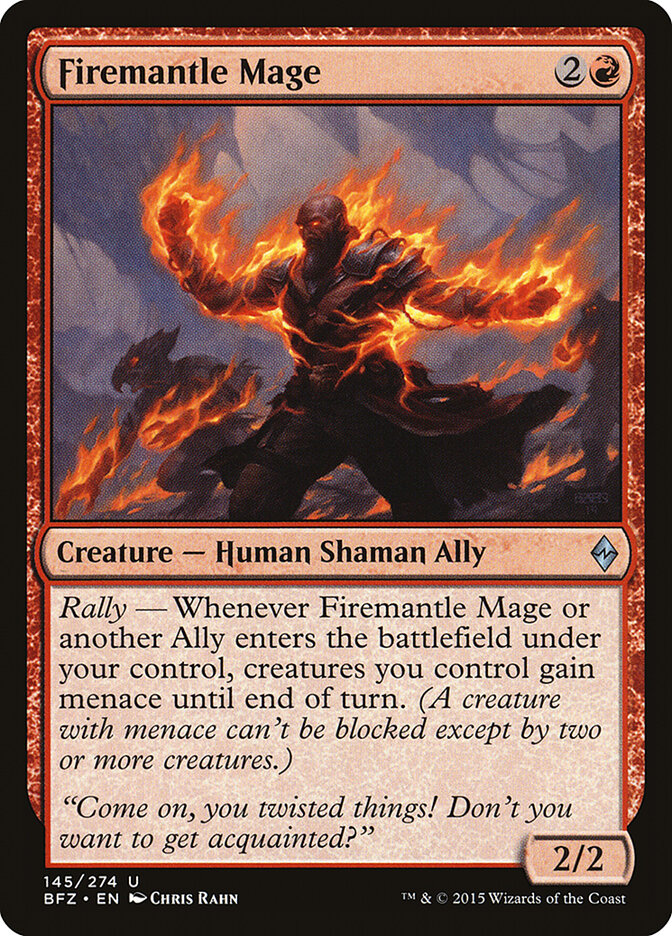 Mago do Manto Ígneo / Firemantle Mage - Magic: The Gathering - MoxLand