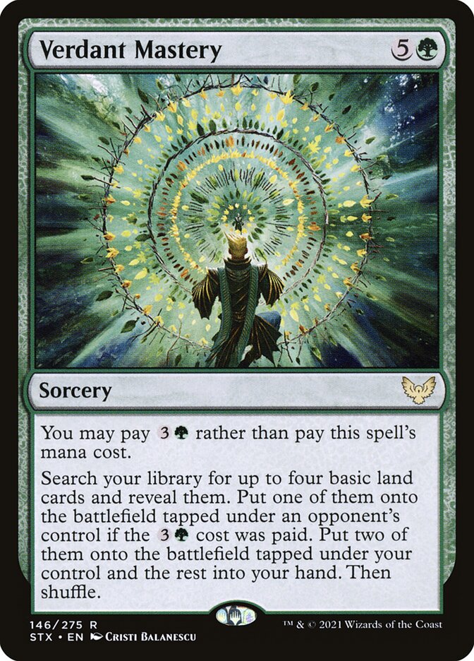 Maestria Verdejante / Verdant Mastery - Magic: The Gathering - MoxLand