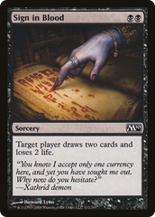 Assinar com Sangue / Sign in Blood - Magic: The Gathering - MoxLand
