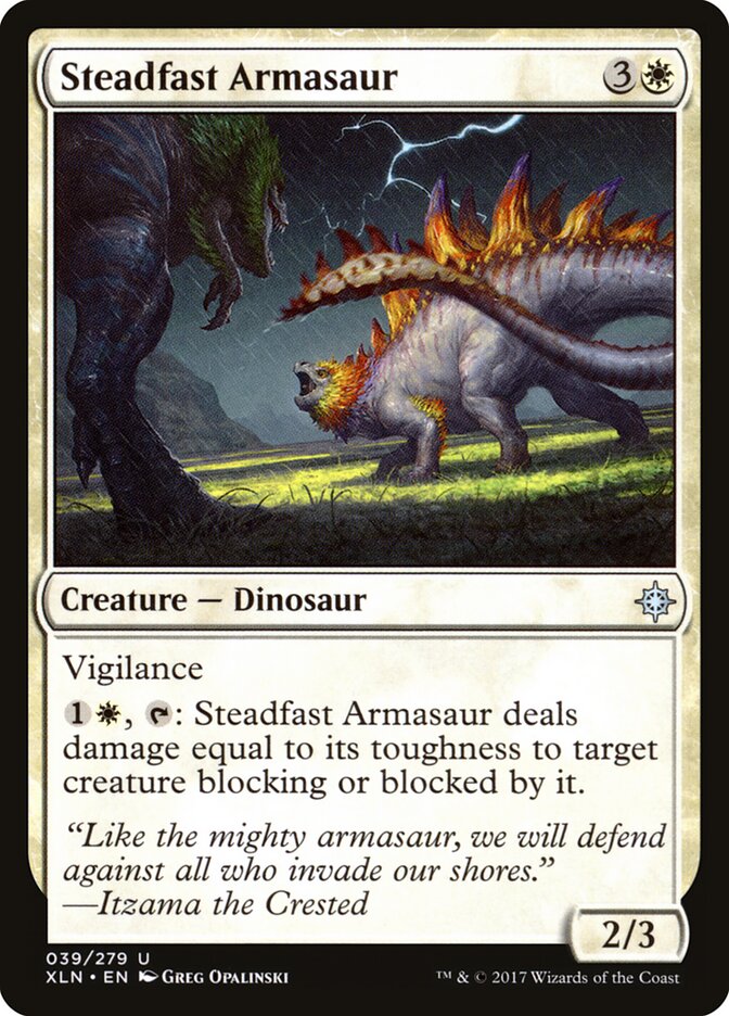 Armassauro Resoluto / Steadfast Armasaur - Magic: The Gathering - MoxLand