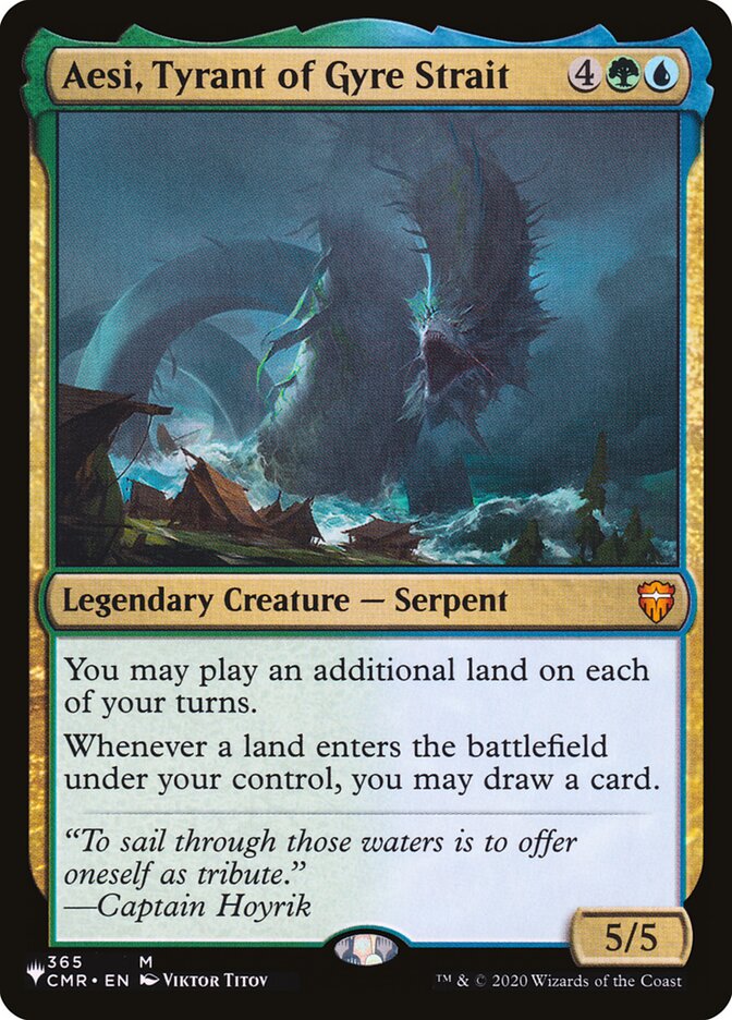 Aesi, Tirano do Estreito do Remoinho / Aesi, Tyrant of Gyre Strait - Magic: The Gathering - MoxLand