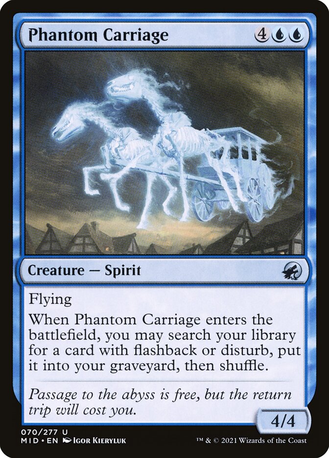 Carruagem Fantasma / Phantom Carriage - Magic: The Gathering - MoxLand