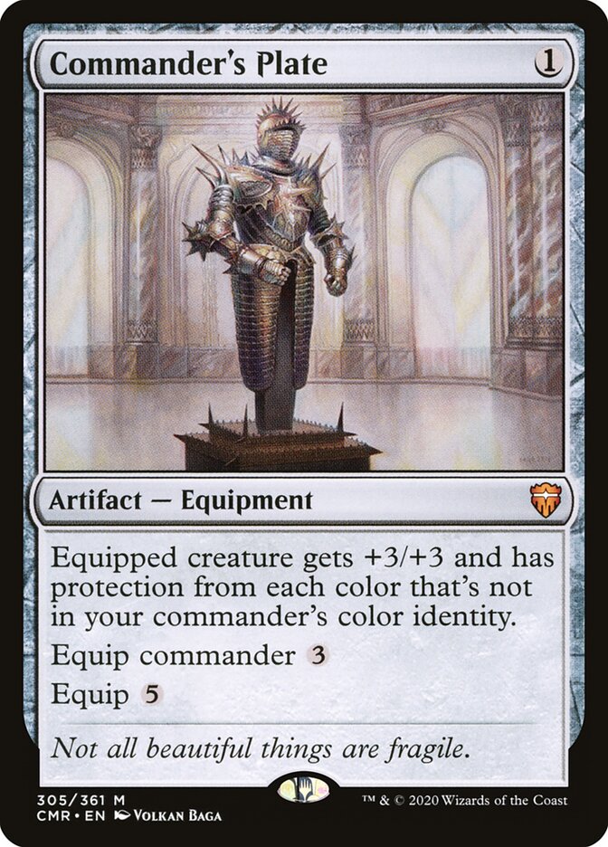 Armadura do Comandante / Commander's Plate - Magic: The Gathering - MoxLand