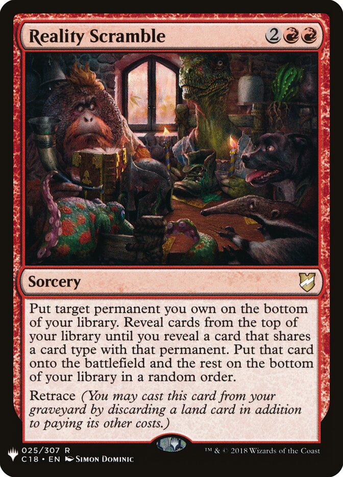 Mescla da Realidade / Reality Scramble - Magic: The Gathering - MoxLand