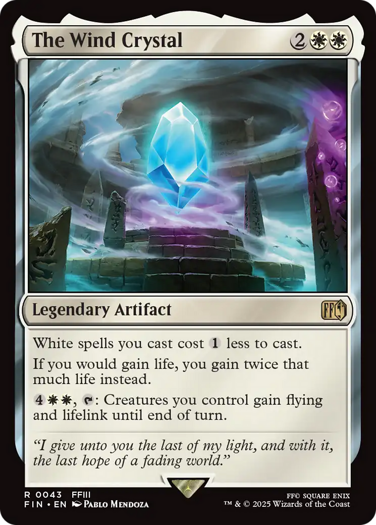 O Cristal do Vento / The Wind Crystal - Magic: The Gathering - MoxLand