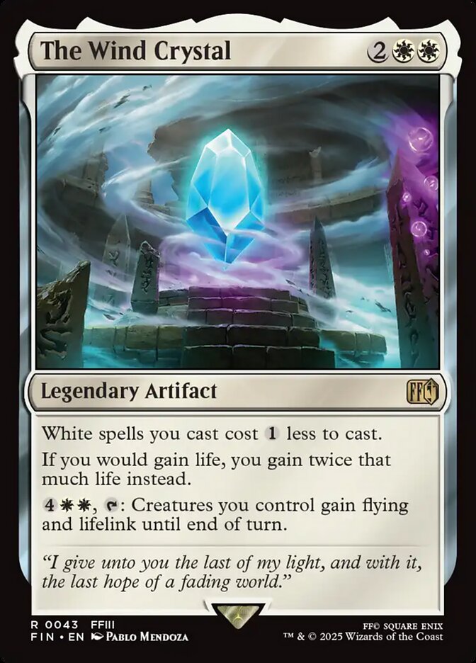 O Cristal do Vento / The Wind Crystal - Magic: The Gathering - MoxLand