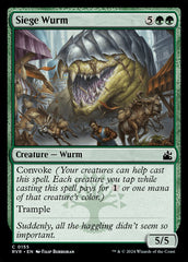 Vorme de Cerco / Siege Wurm - Magic: The Gathering - MoxLand