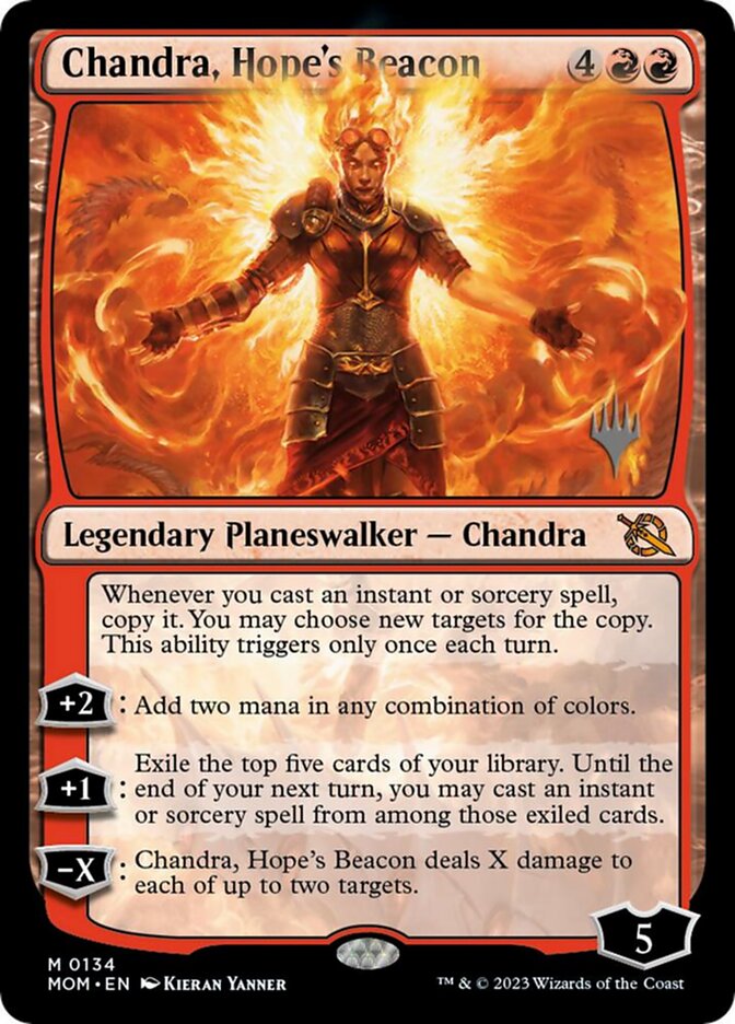 Chandra, Farol da Esperança / Chandra, Hope's Beacon - Magic: The Gathering - MoxLand