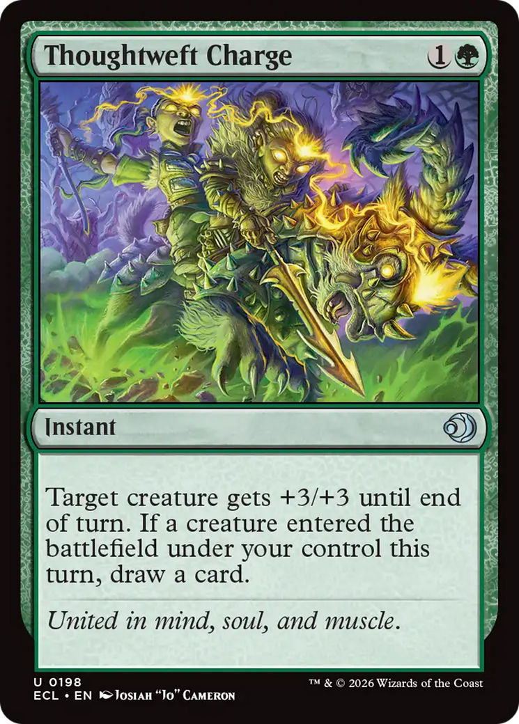 Investida da Trama-mental / Thoughtweft Charge - Magic: The Gathering - MoxLand