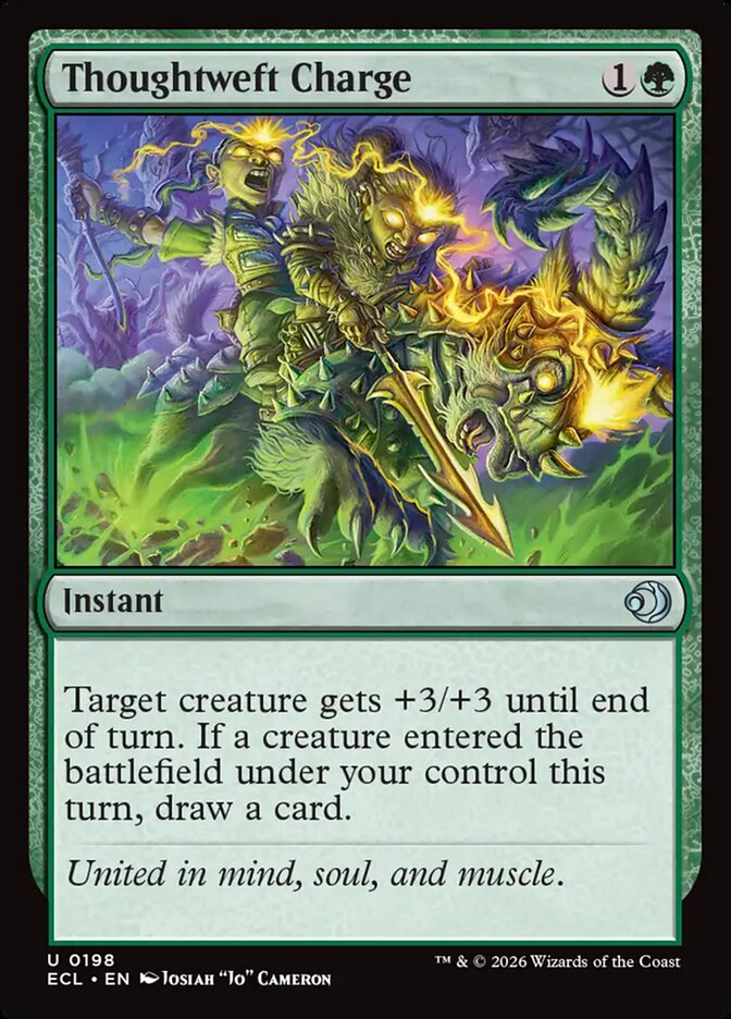 Investida da Trama-mental / Thoughtweft Charge - Magic: The Gathering - MoxLand