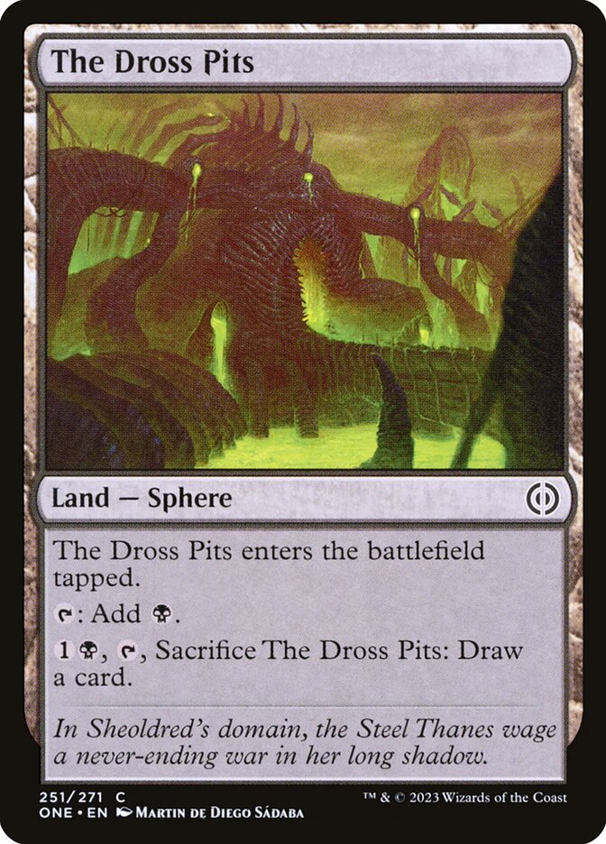Os Poços de Dross / The Dross Pits - Magic: The Gathering - MoxLand