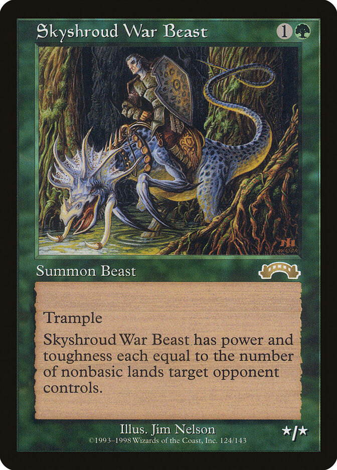 Besta de Guerra de Skyshroud / Skyshroud War Beast - Magic: The Gathering - MoxLand