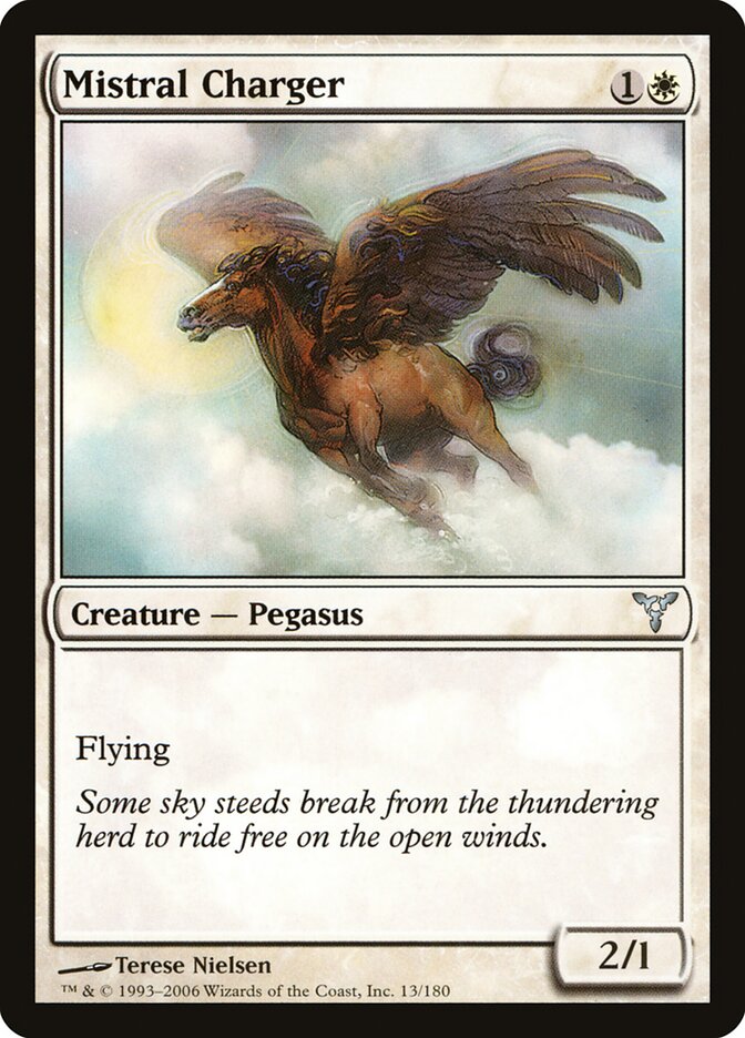 Cavalo-de-Batalha Mistral / Mistral Charger - Magic: The Gathering - MoxLand