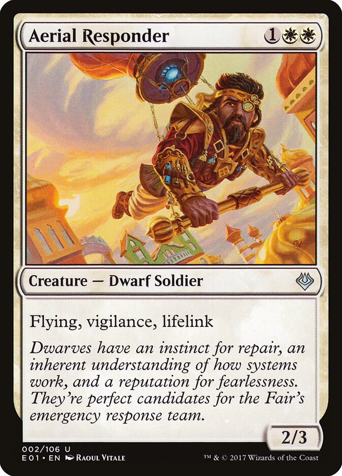 Socorrista Aéreo / Aerial Responder - Magic: The Gathering - MoxLand