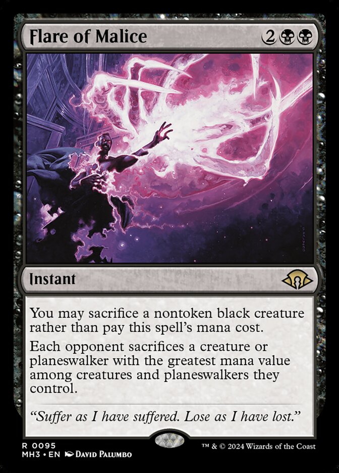 Chama da Malícia / Flare of Malice - Magic: The Gathering - MoxLand
