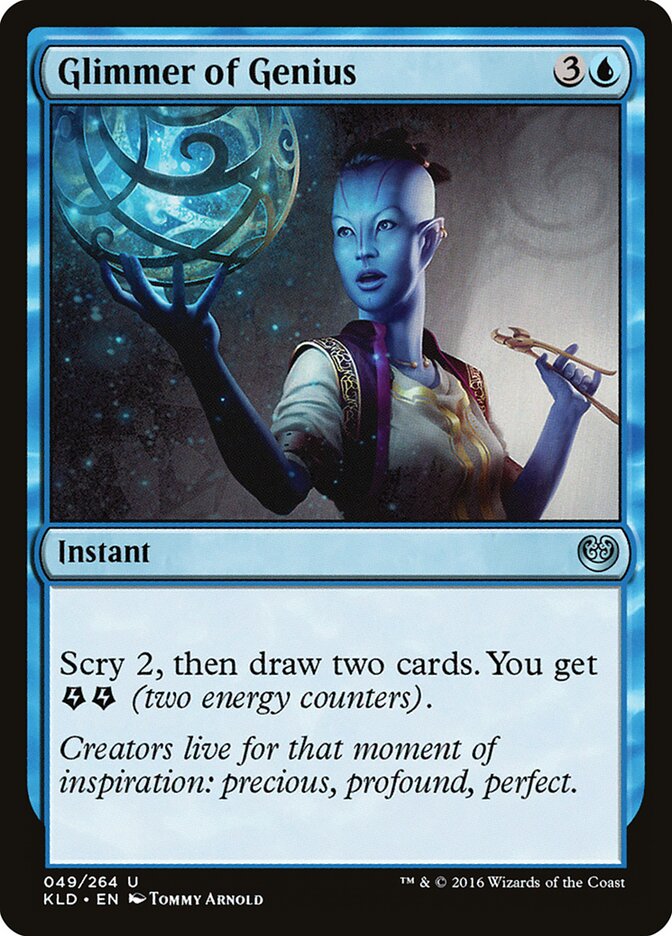 Lampejo de Genialidade / Glimmer of Genius - Magic: The Gathering - MoxLand